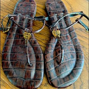 HTF Tory Burch Sandals worn 1x like new